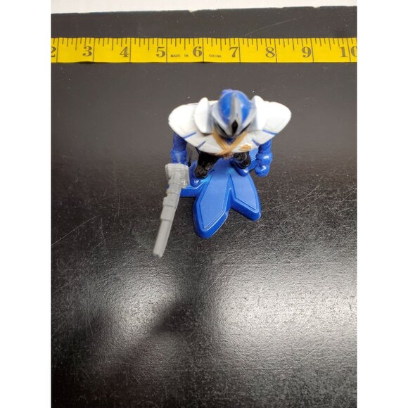 Blue Action Figure On Star-Shaped Base With Sword - Picture 6 of 9